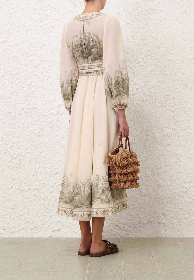 Wanderlust Wrap Midi Dress