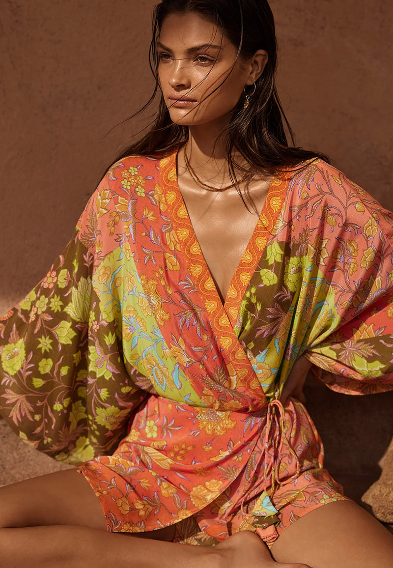 Alvita Silk Robe Dress