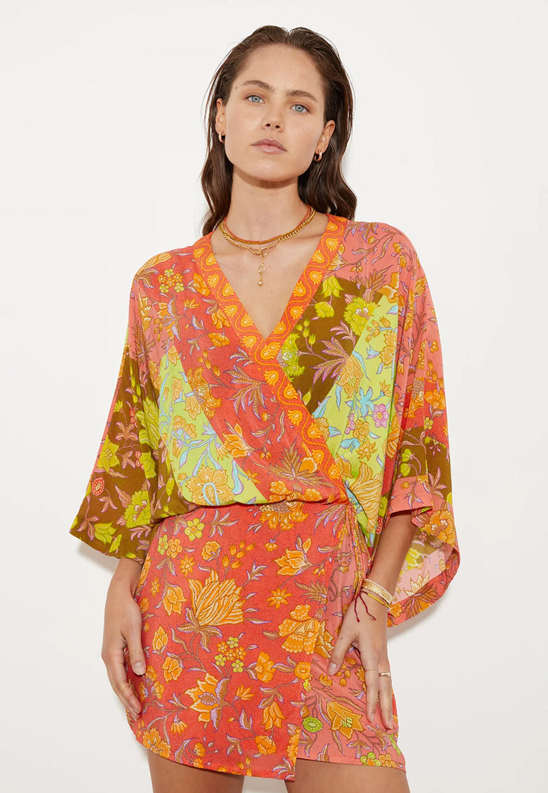 Alvita Silk Robe Dress