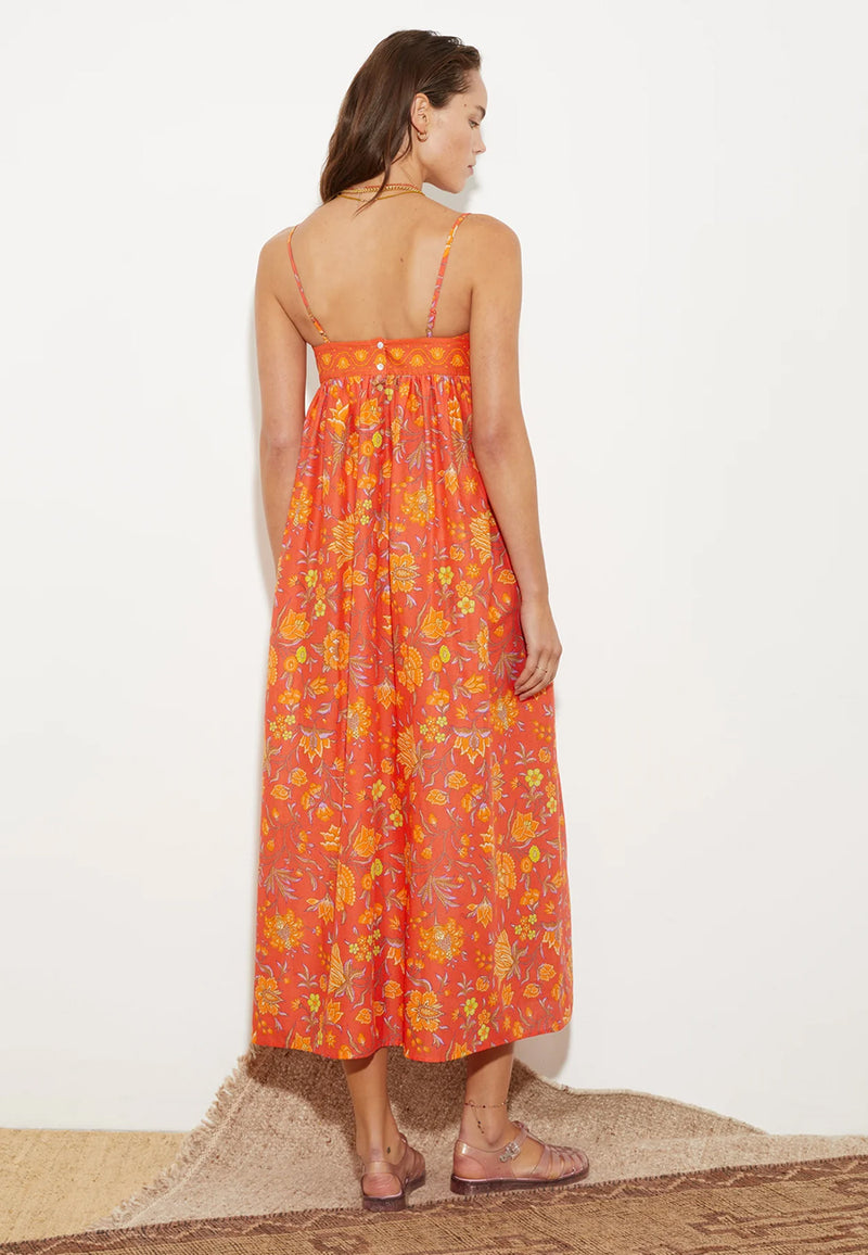 Alvita Strappy Bodice Maxi Dress