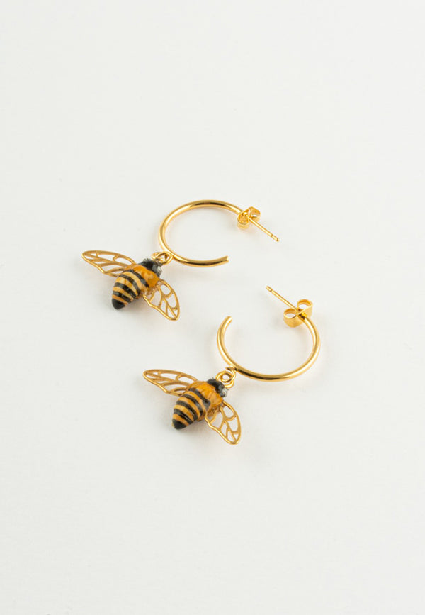Bee Golden Wings earrings