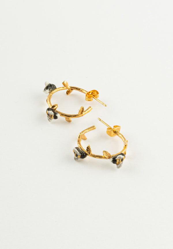 Bees on a Branch Earrings