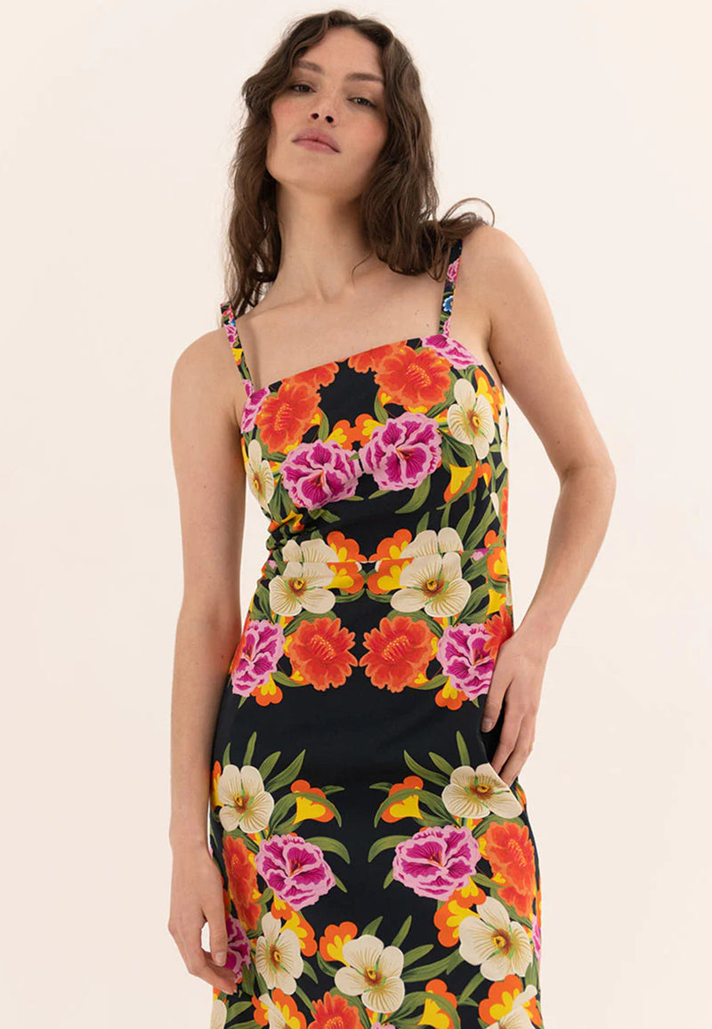Vila floral dress hotsell