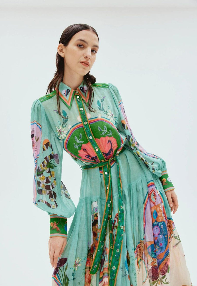 Evergreen Shirtdress