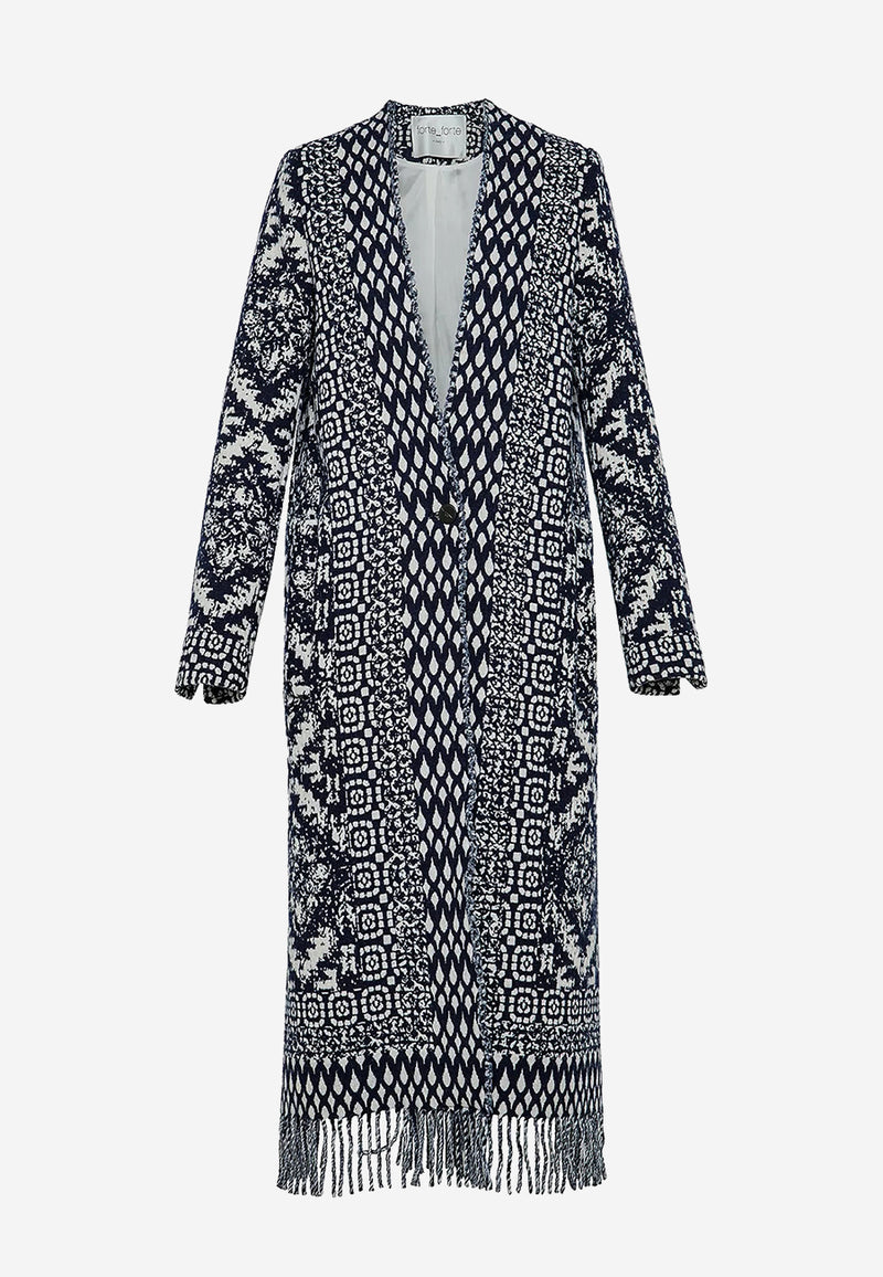Clio jacquard coat