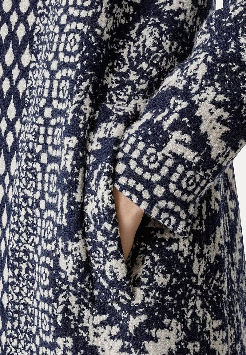 Clio jacquard coat