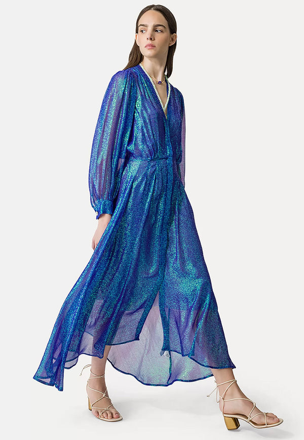 Irise Chiffon Silk Chemisier Dress