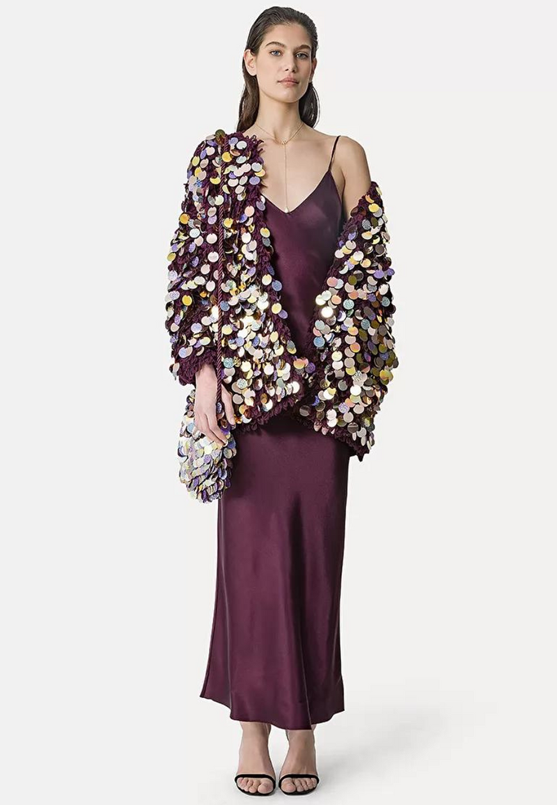 Satin slip dress