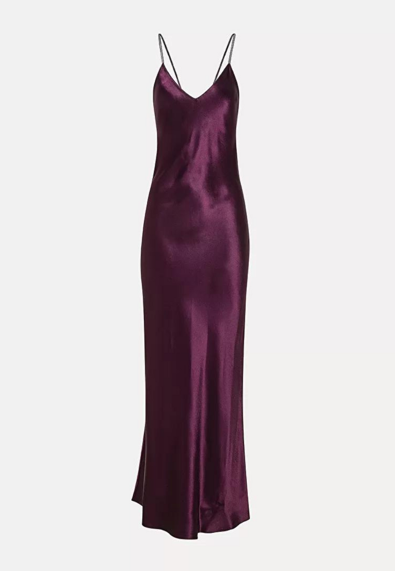 Satin slip dress