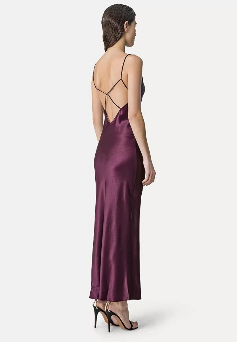 Satin slip dress