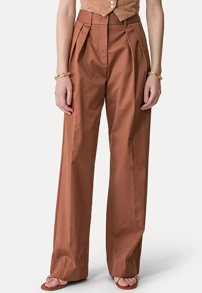 Waterproof Gabardine Pinces Pants