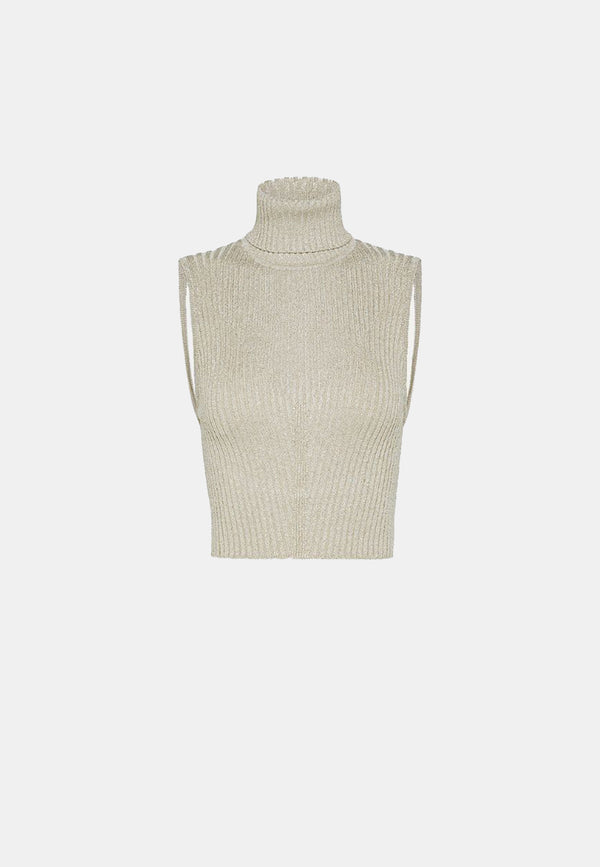 Chic lurex knitted top