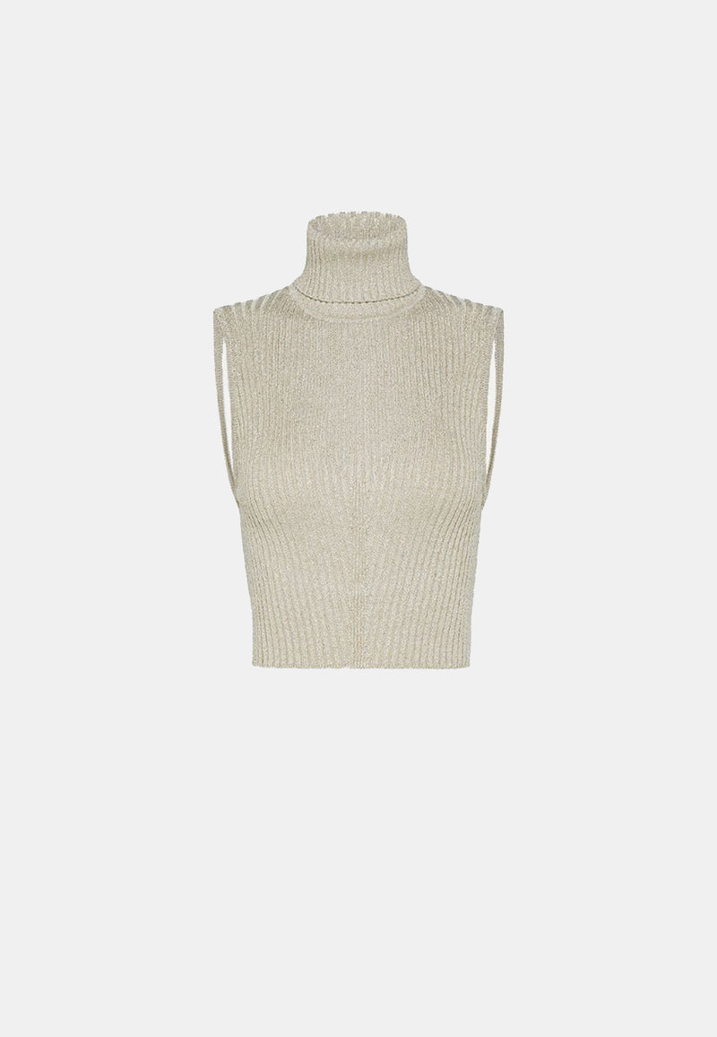 Chic lurex knitted top