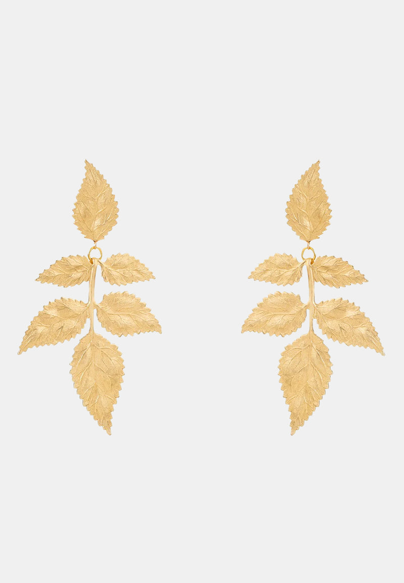 Golden Leaves Earrings