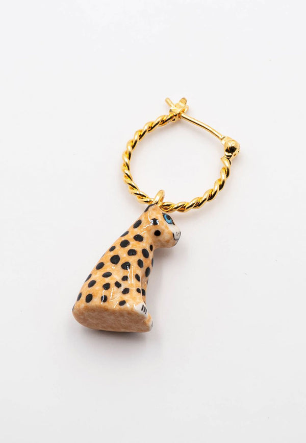 Leopard Mini Earring