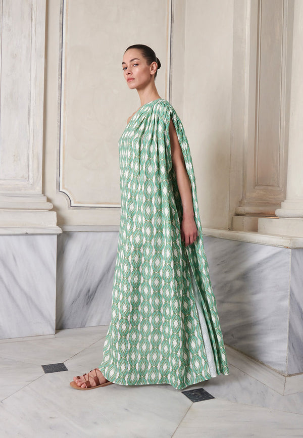 Cecile one-shoulder dress