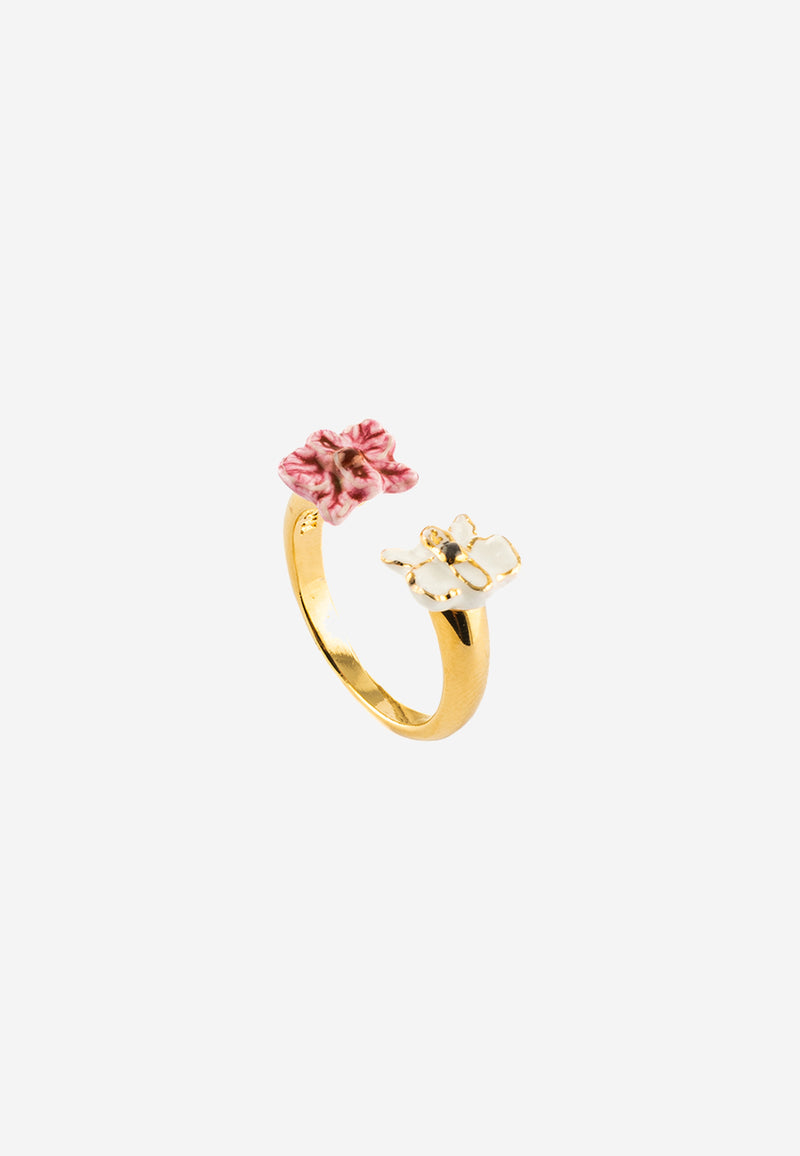 Orchids face to face ring