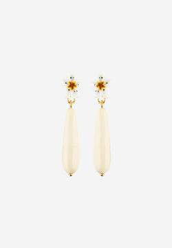 Harvest time ivory drop earrings