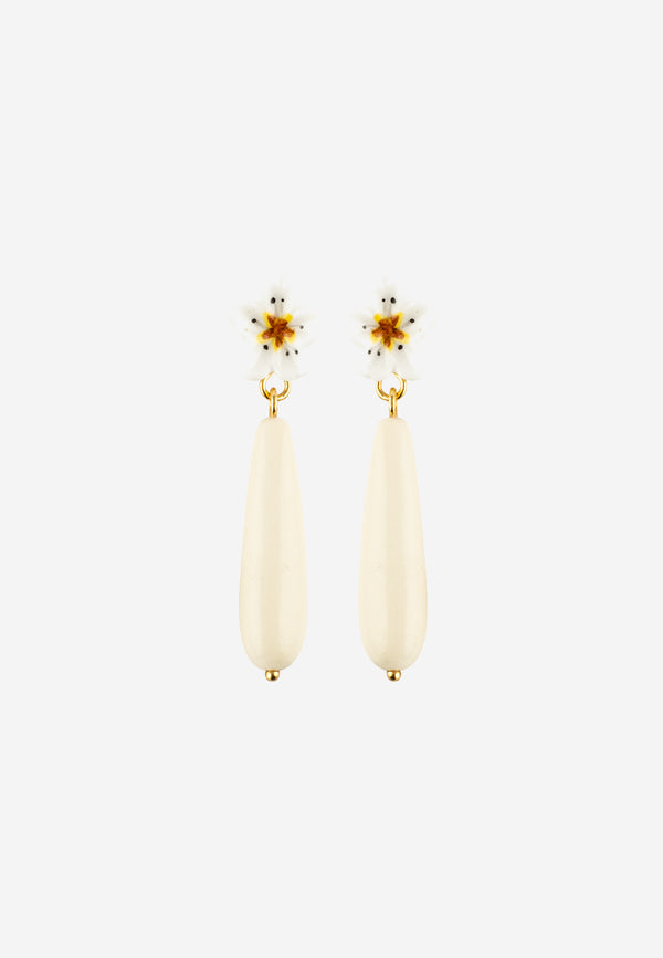 Harvest time ivory drop earrings