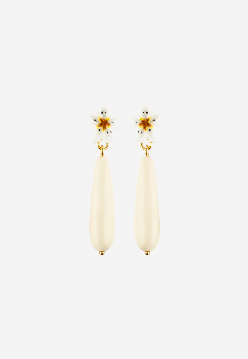 Harvest time ivory drop earrings