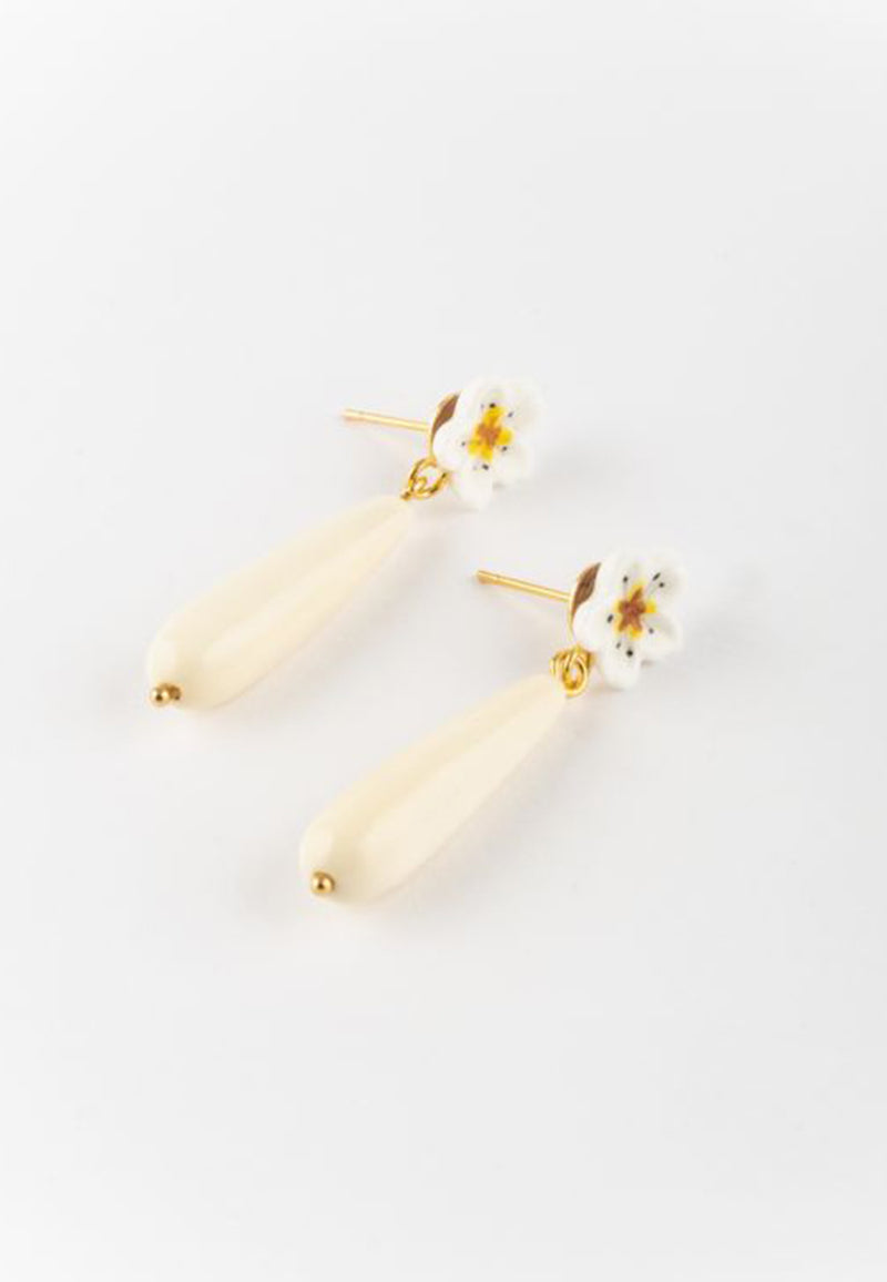 Harvest time ivory drop earrings