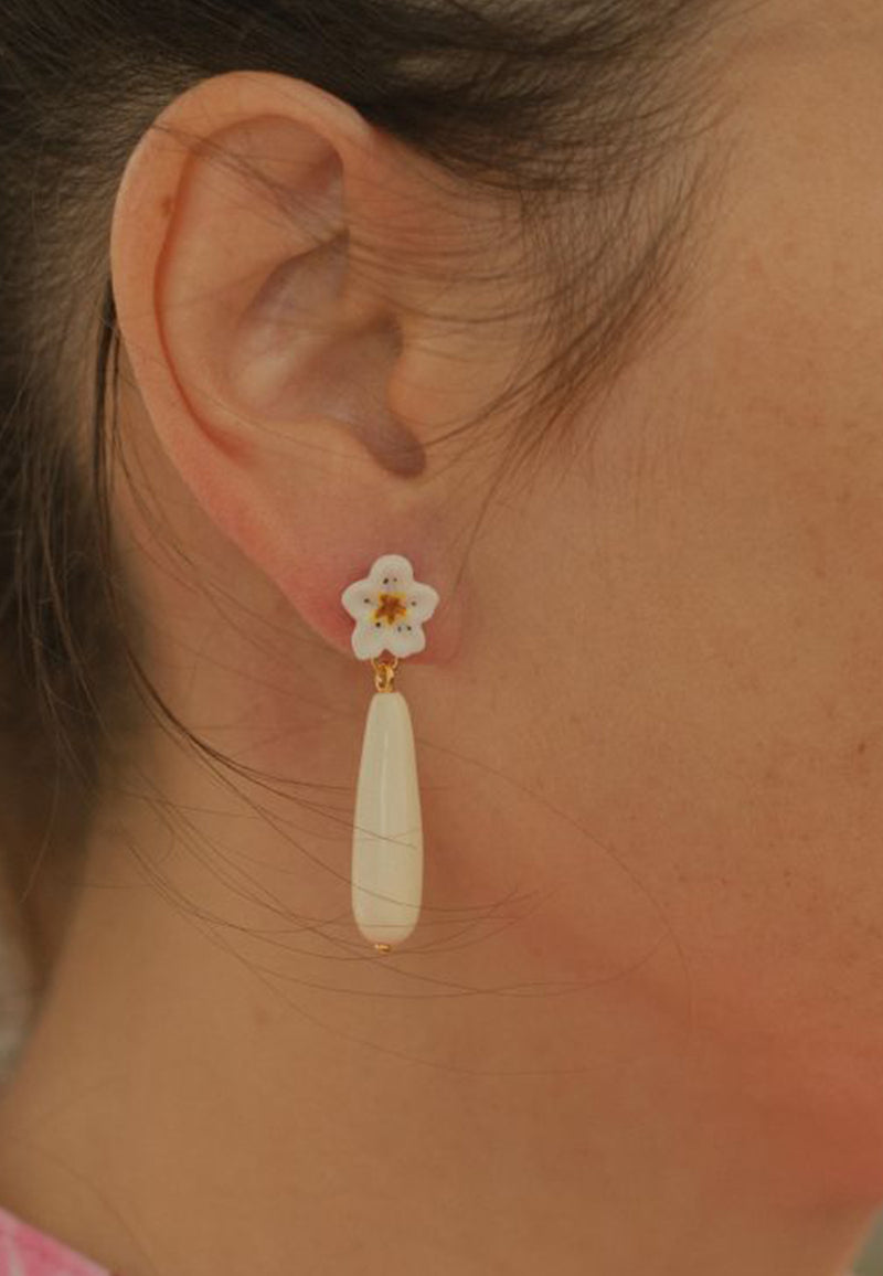 Harvest time ivory drop earrings