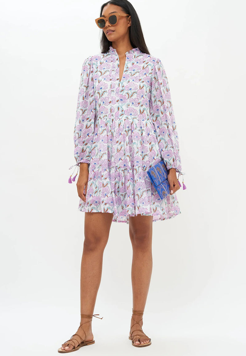 Long sleeve yoke dress