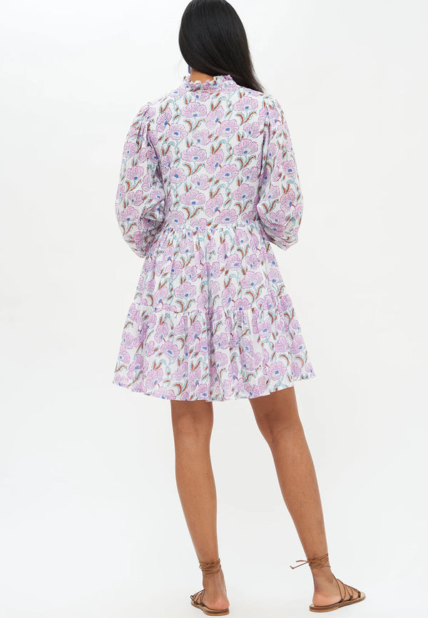 Long sleeve yoke dress