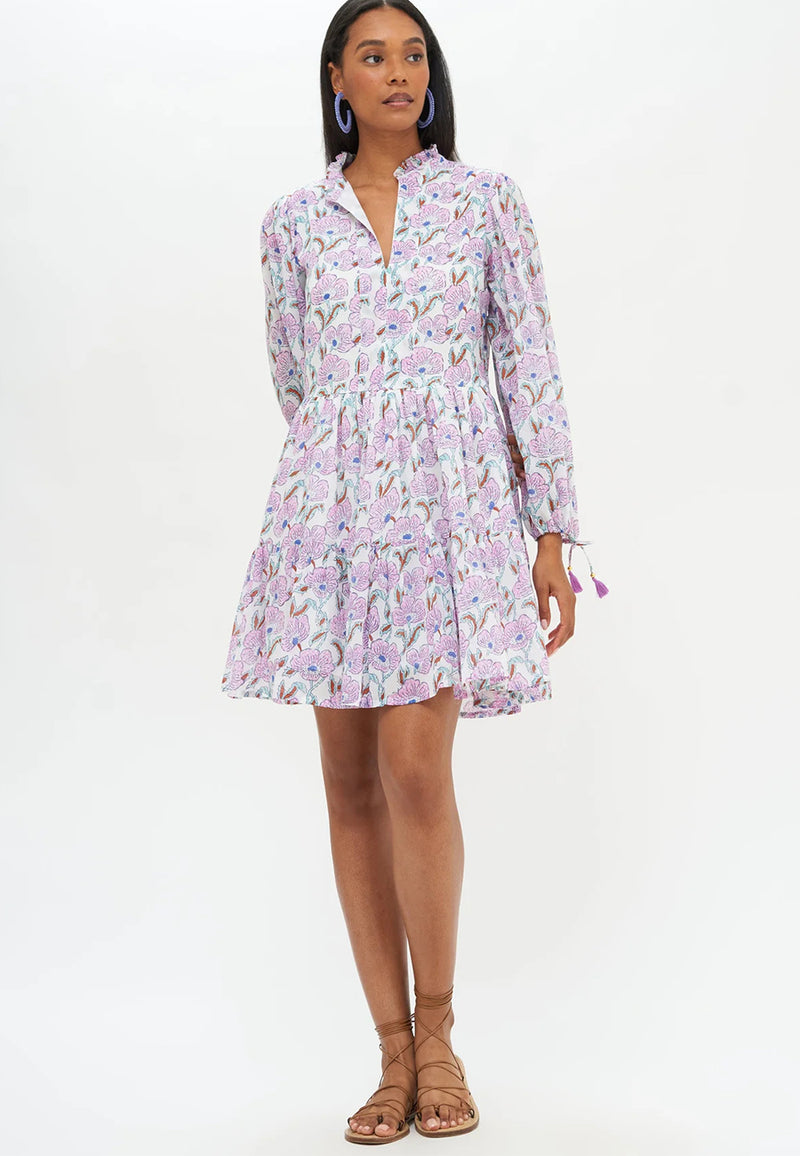 Long sleeve yoke dress