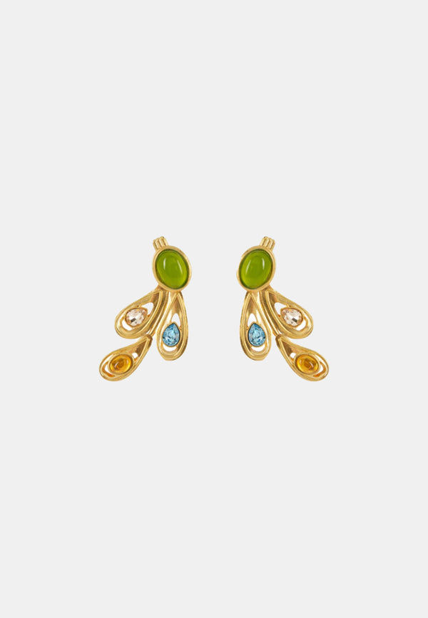 Pavone Small Earrings