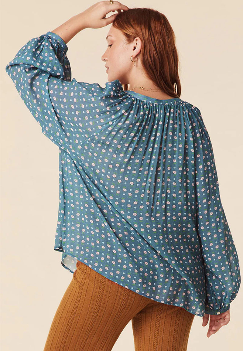 Yellow rose blouse