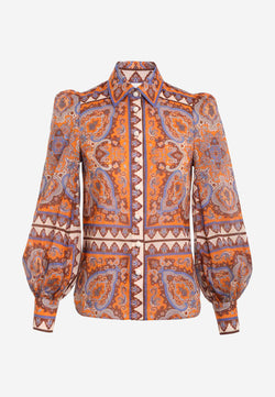Halcyon blouson blouse