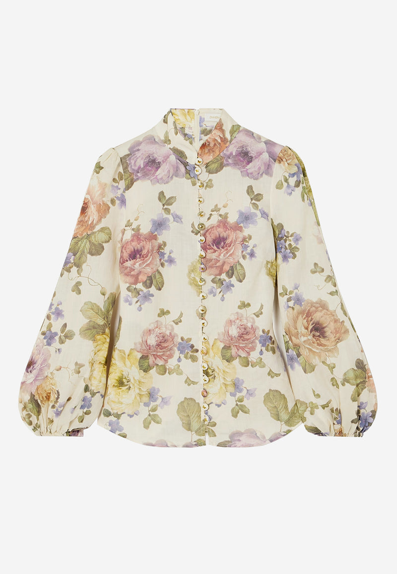 Luminosity buttoned blouse