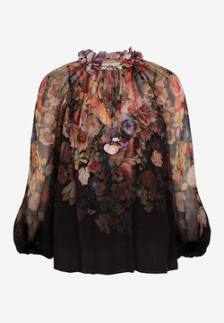 Luminosity floral blouse