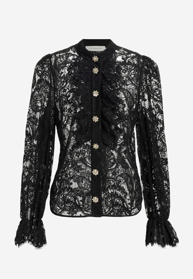 Luminosity lace blouse