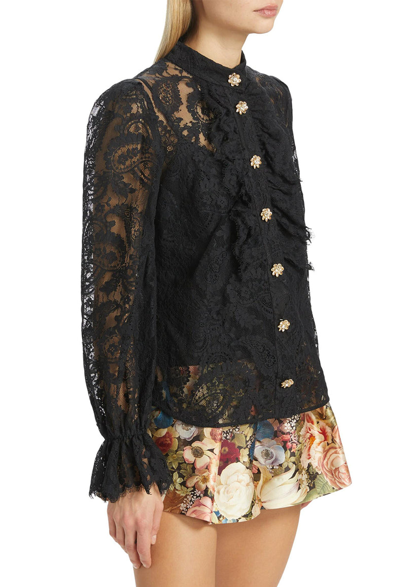 Luminosity lace blouse