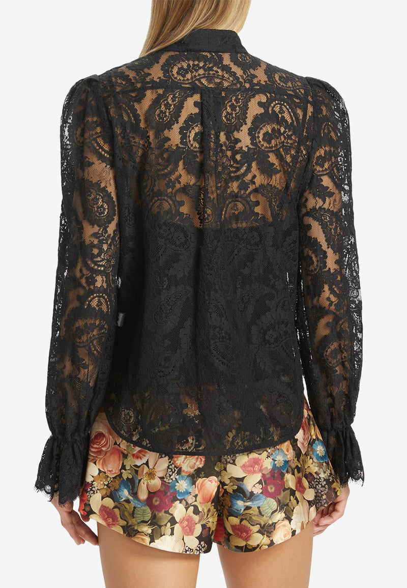Luminosity lace blouse