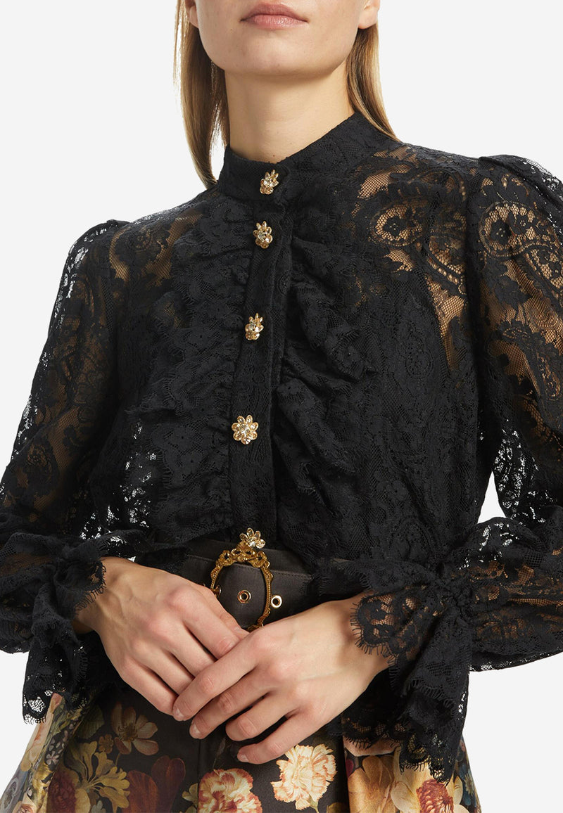 Luminosity lace blouse