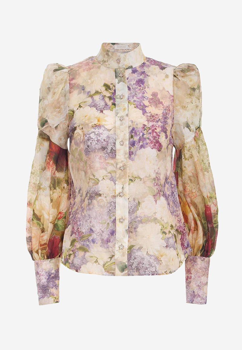 Sensory spliced blouse