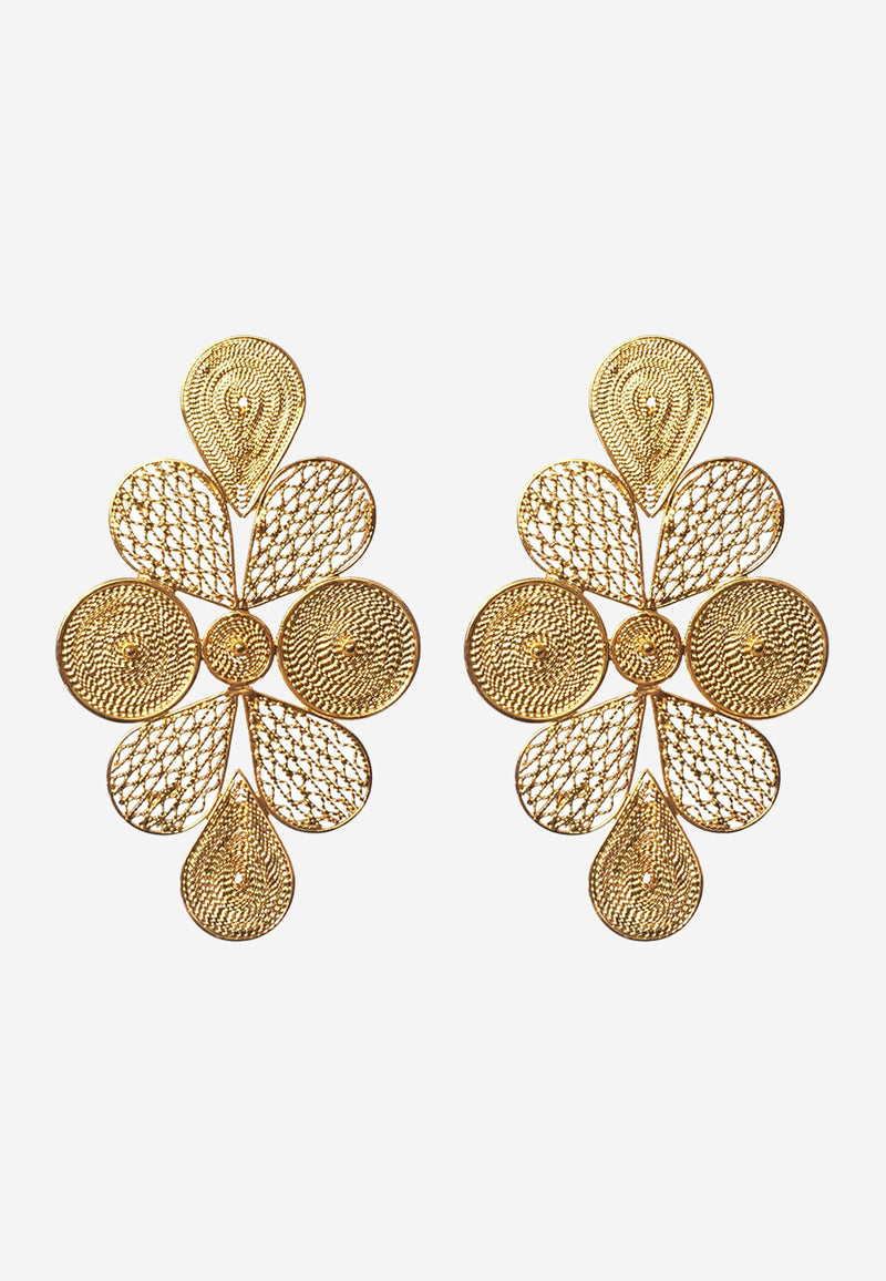 Gaia racimo earrings