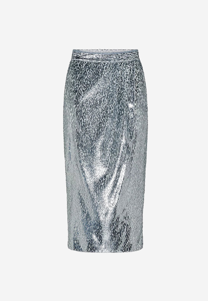 Encanto lurex velvet skirt