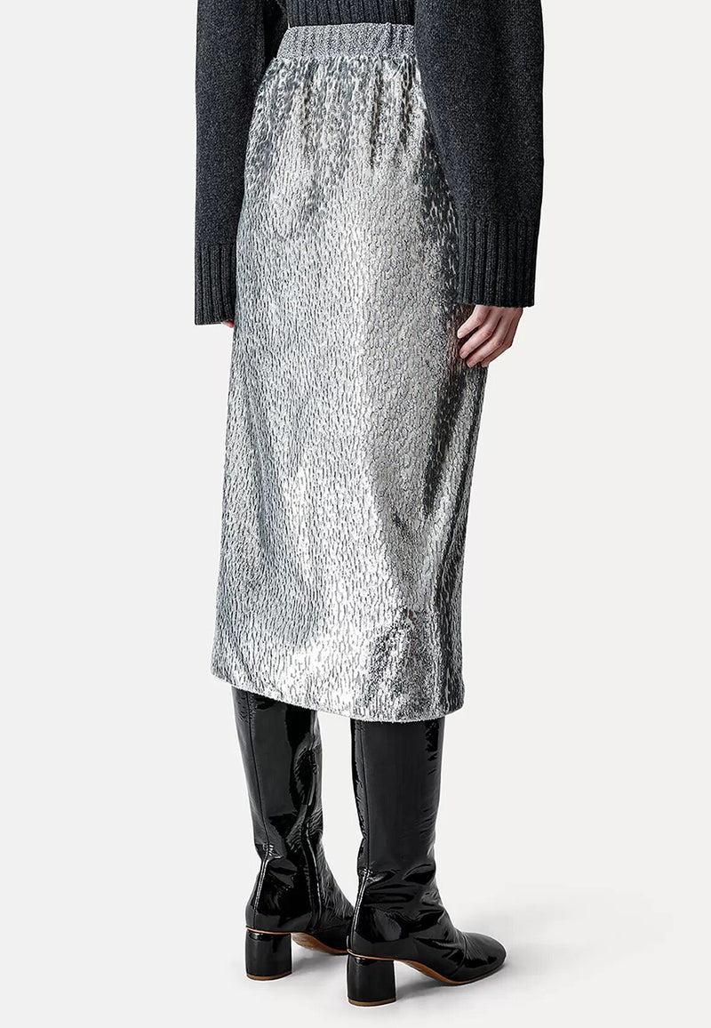 Encanto lurex velvet skirt