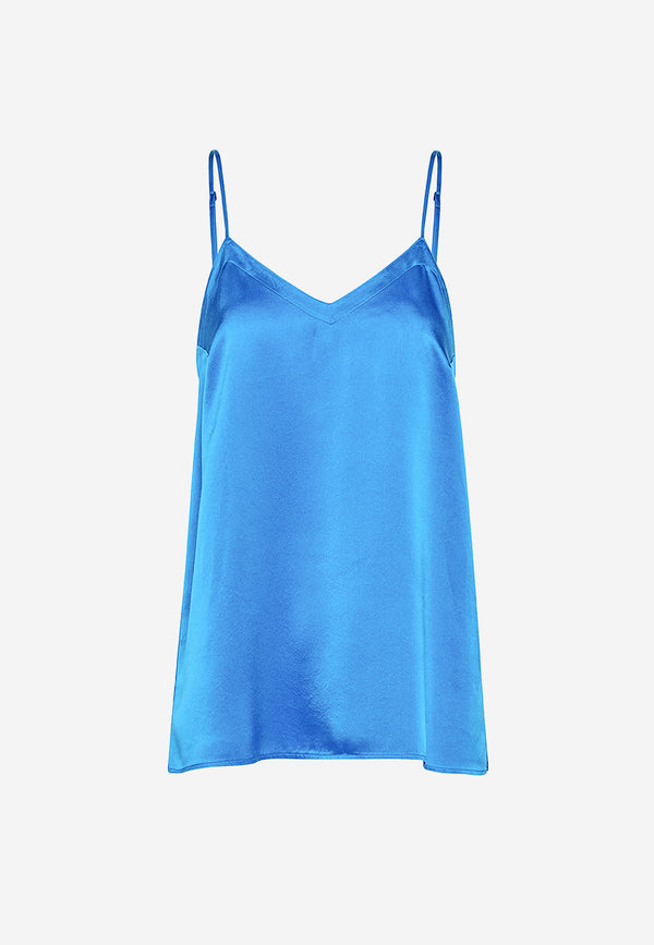 Silk slip top