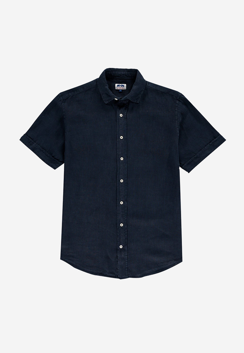 Manjack short sleeve linen shirt