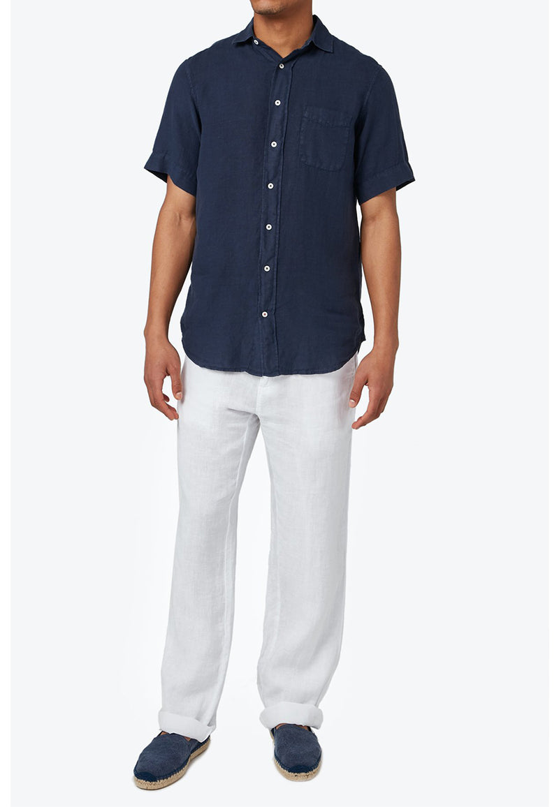 Manjack short sleeve linen shirt
