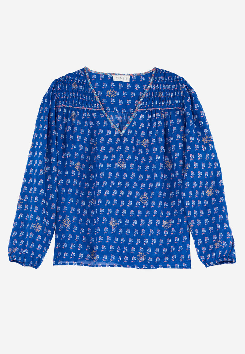 Delfi v-neck top