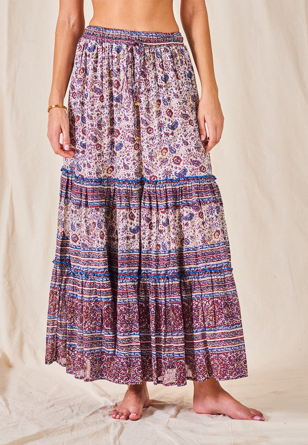 Spell jasmine maxi skirt hot sale navy