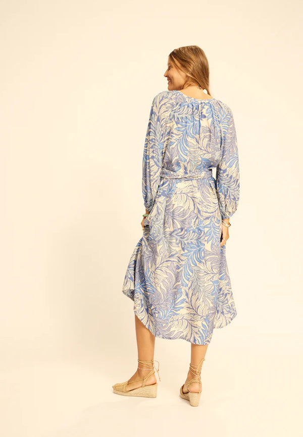 Alex midi dress with sash
