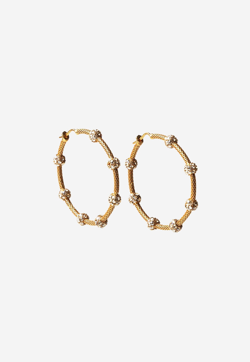 Reef golden shadow earrings