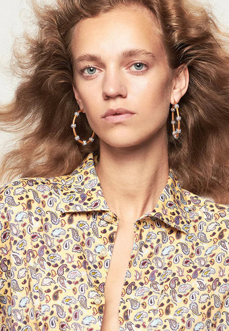 Reef golden shadow earrings